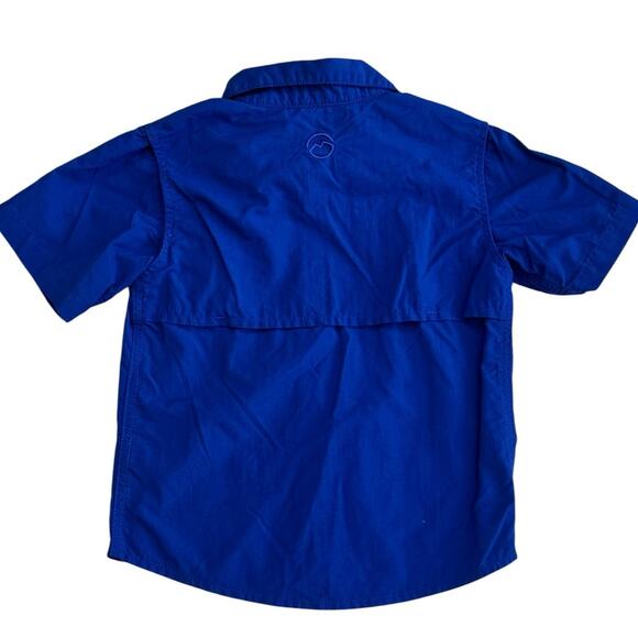 MAGELLAN FISH GEAR Boys Royal Blue Button Down 4 - Picture 4 of 4